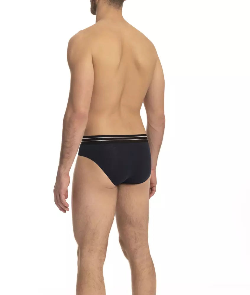 Pack de ropa interior de algodón azul para hombre