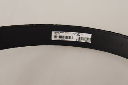 Cinturón de piel de terciopelo sofisticado