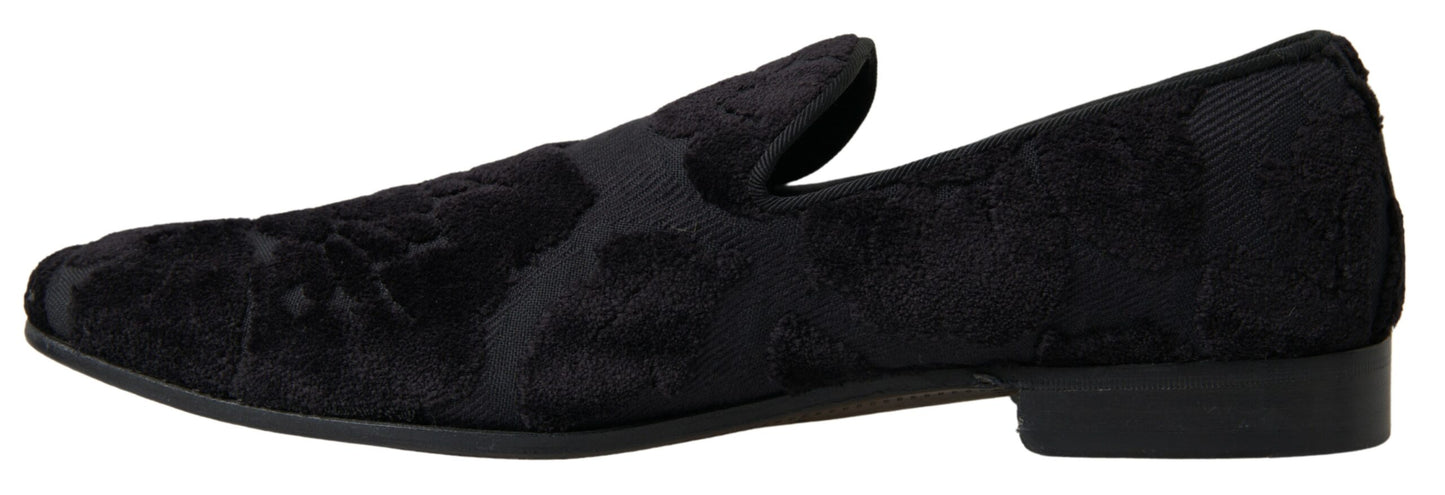 Exquisitos mocasines vintage negros para hombre