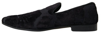 Exquisitos mocasines vintage negros para hombre