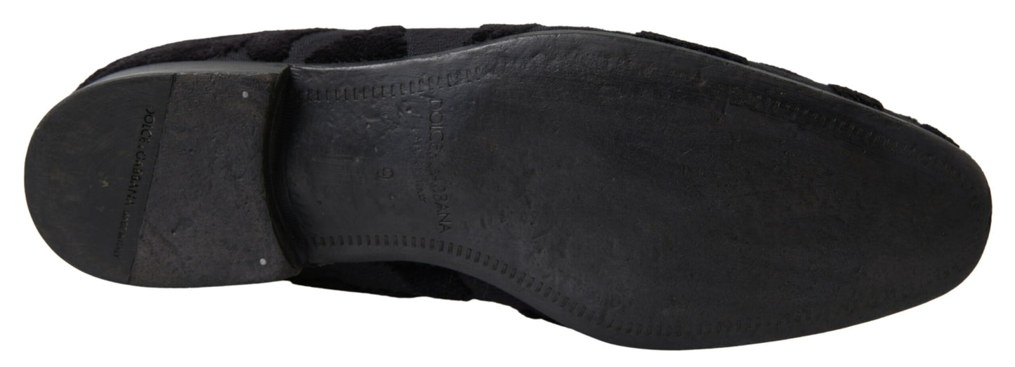 Exquisitos mocasines vintage negros para hombre