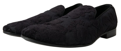 Exquisitos mocasines vintage negros para hombre