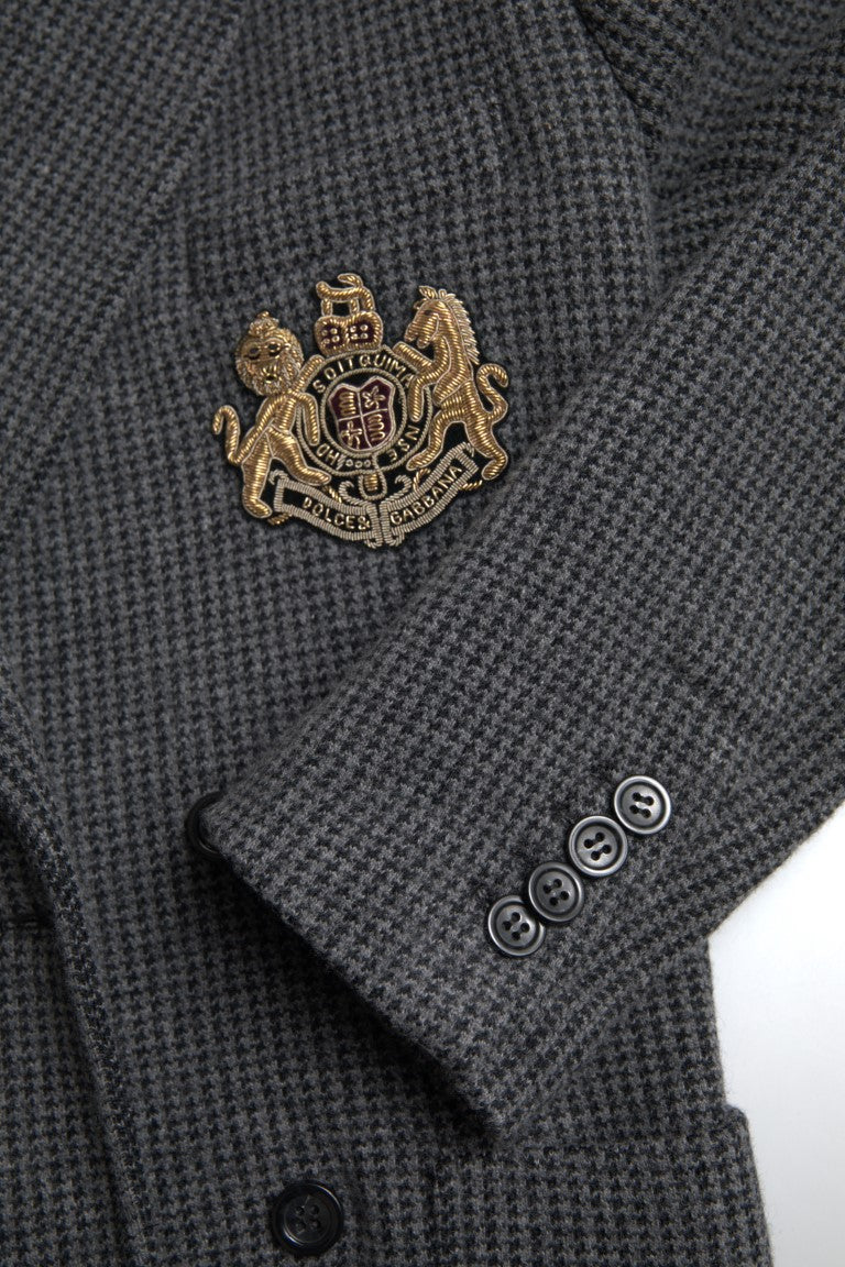 Elegante blazer de cachemira de corte entallado