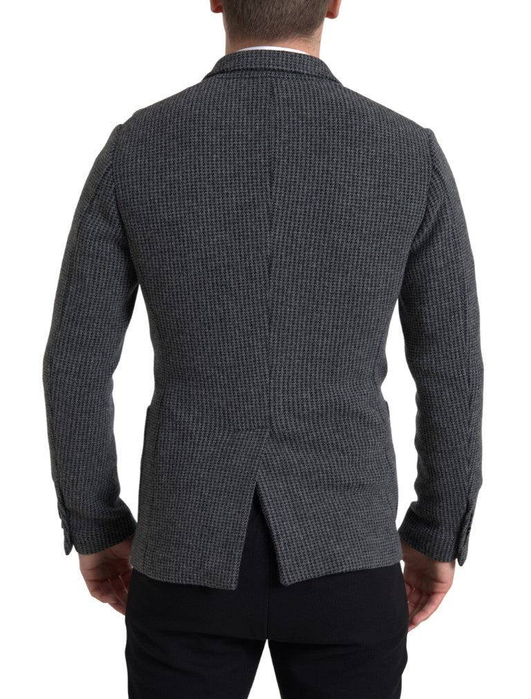 Elegante blazer de cachemira de corte entallado