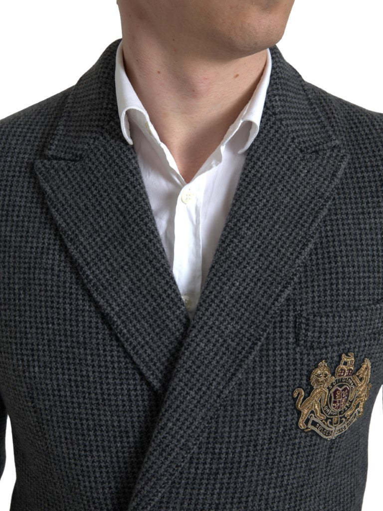 Elegante blazer de cachemira de corte entallado
