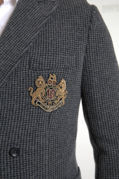 Elegante blazer de cachemira de corte entallado