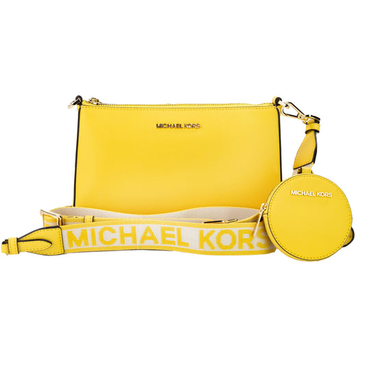 Bolso bandolera vegano Jet Set Daffodil con accesorio tecnológico