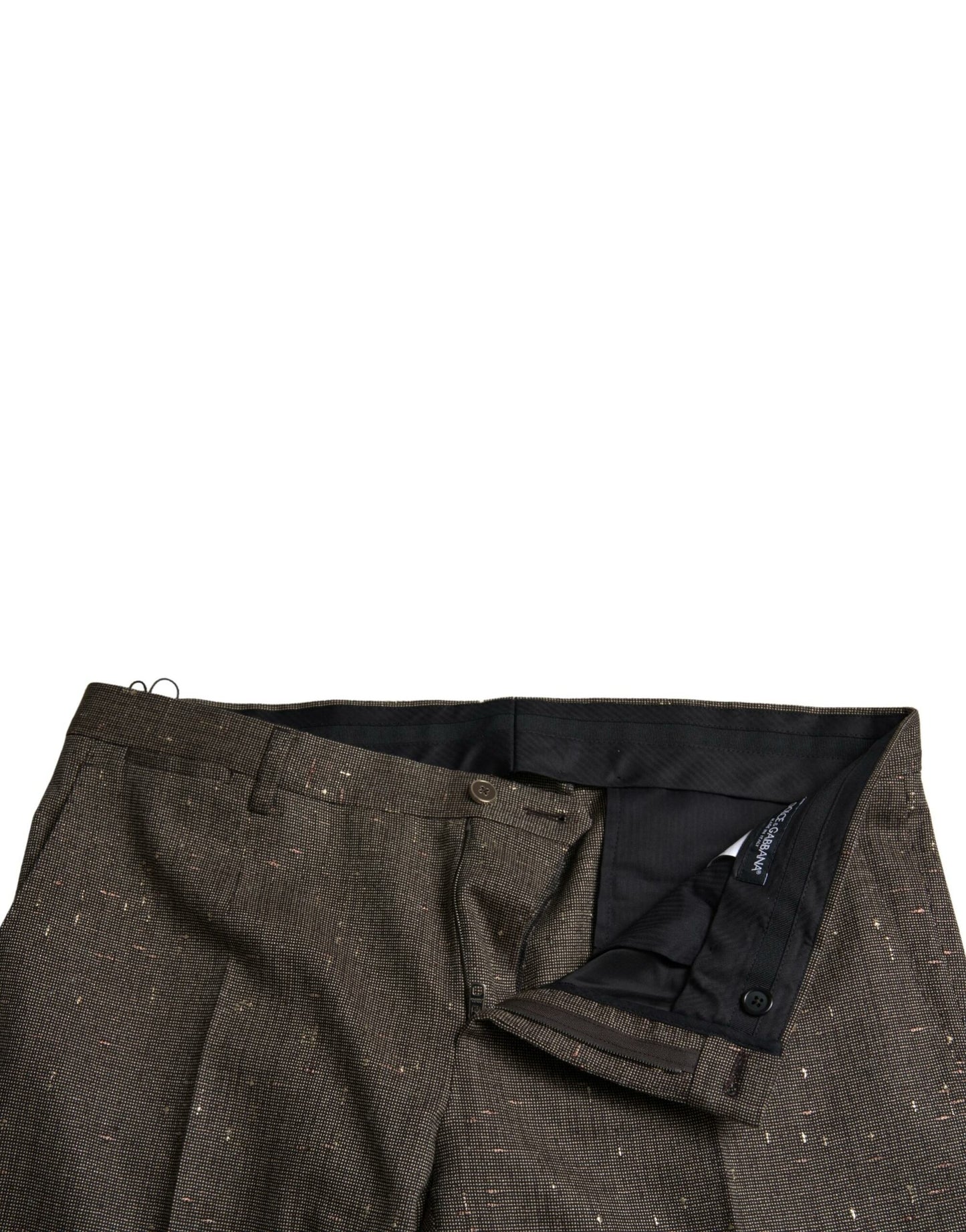 Pantalones chinos elegantes y ajustados de lana
