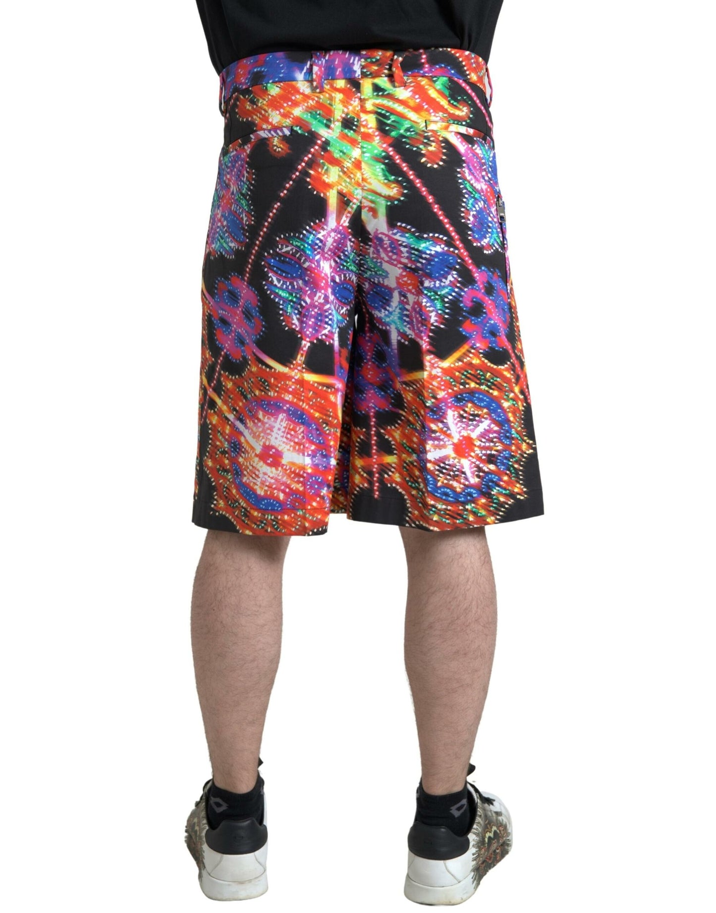 Bermudas con estampado multicolor