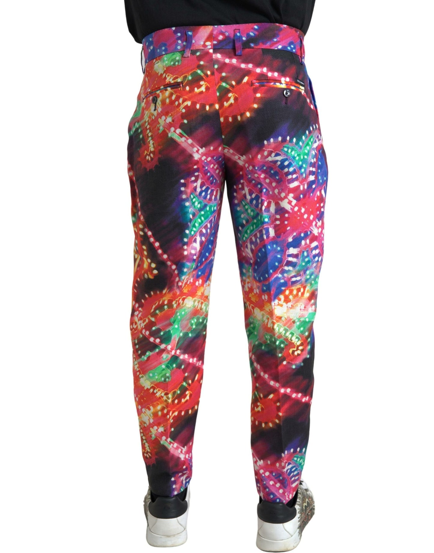 Pantalones chinos de lino multicolor - Elegancia italiana