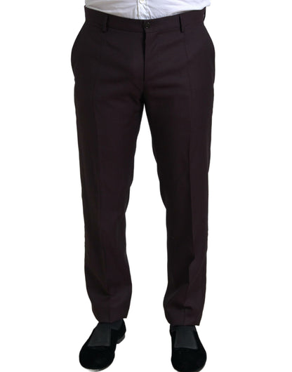 Traje de dos piezas ajustado Martini granate