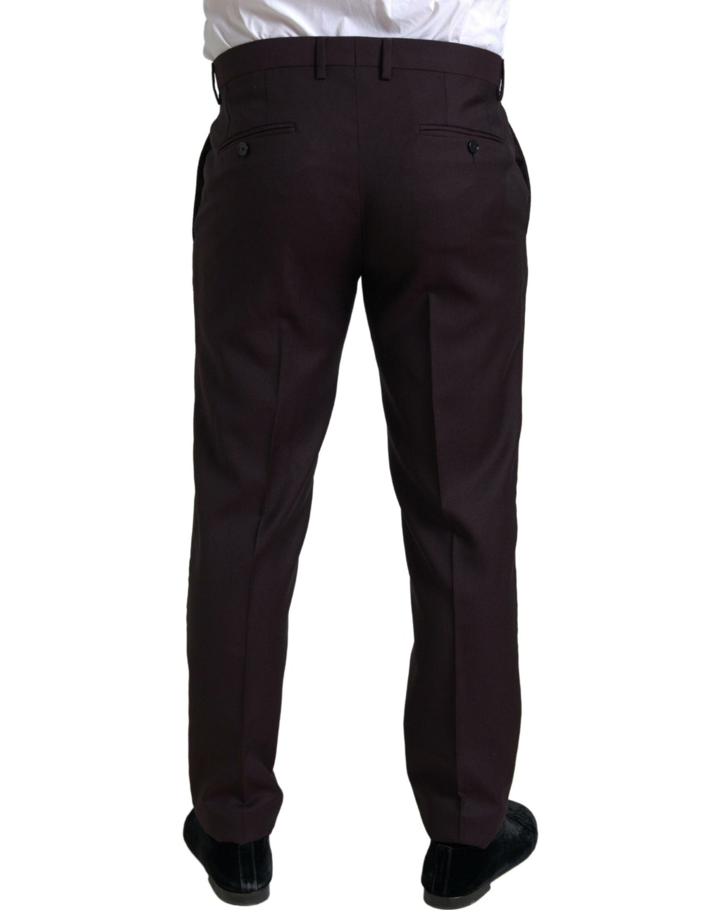 Traje de dos piezas ajustado Martini granate