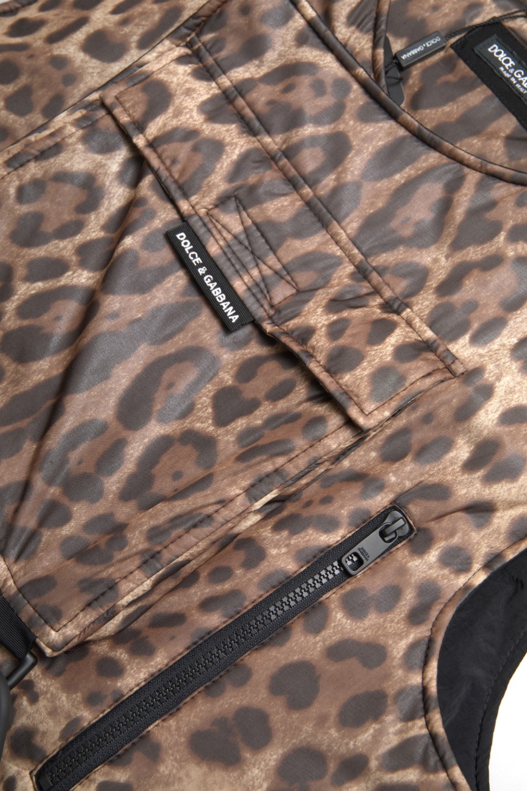 Chaleco de leopardo de seda Ropa deportiva exclusiva