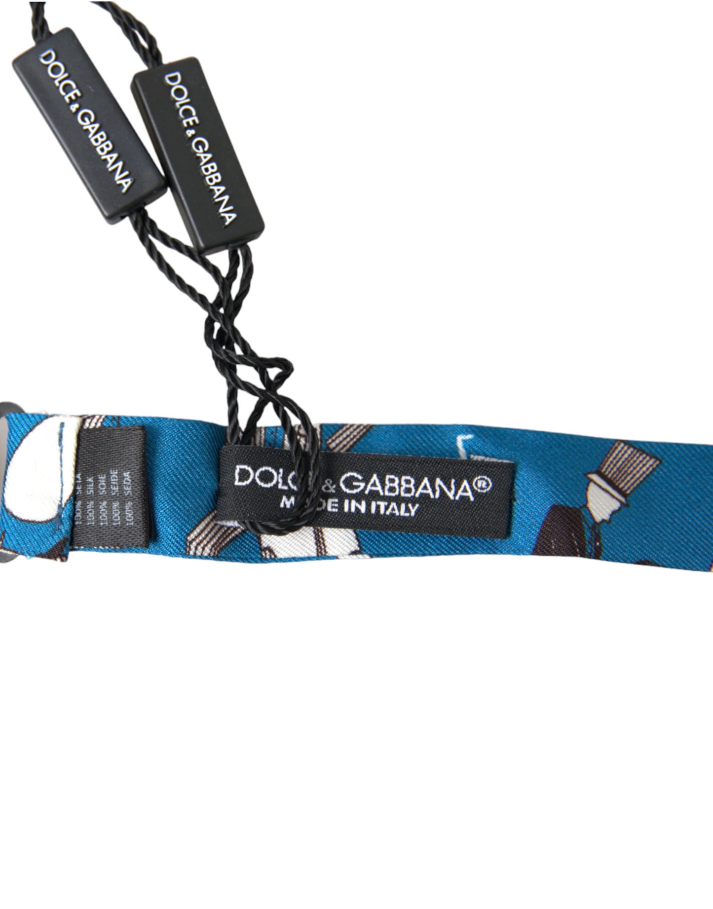Elegante pajarita de seda azul estilo club de jazz