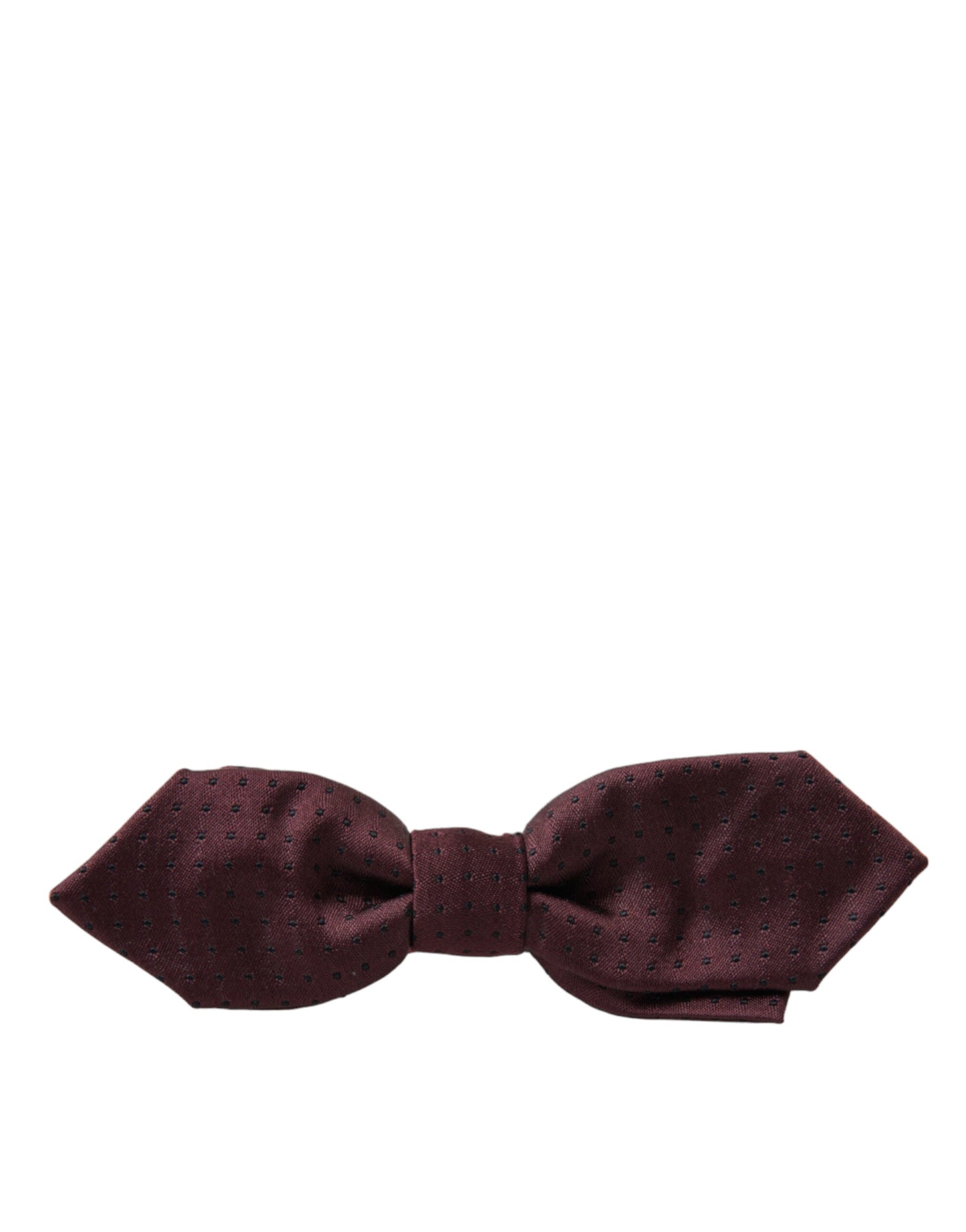 Elegante pajarita de seda burdeos