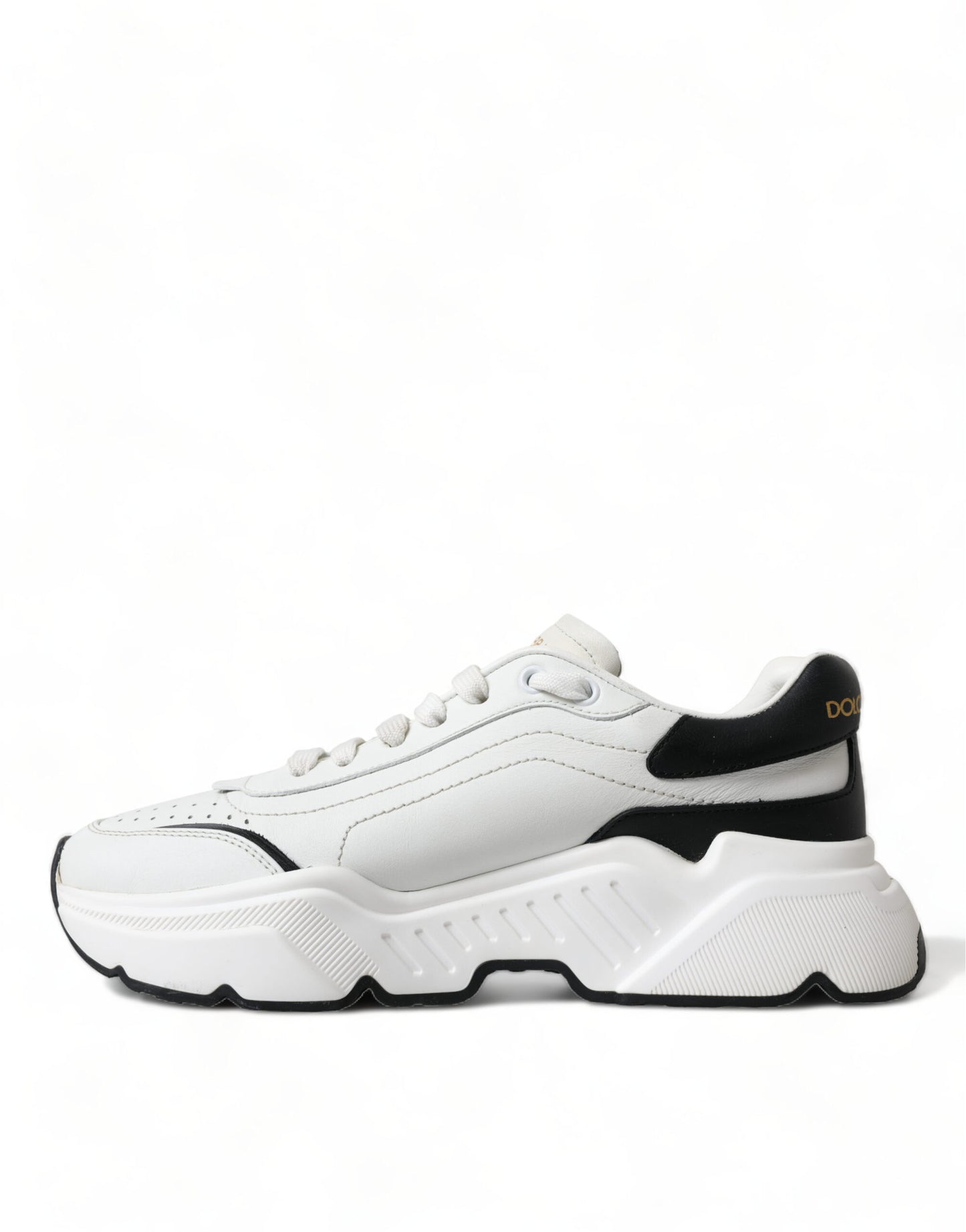 Elegantes zapatillas Daymaster de piel en blanco y negro