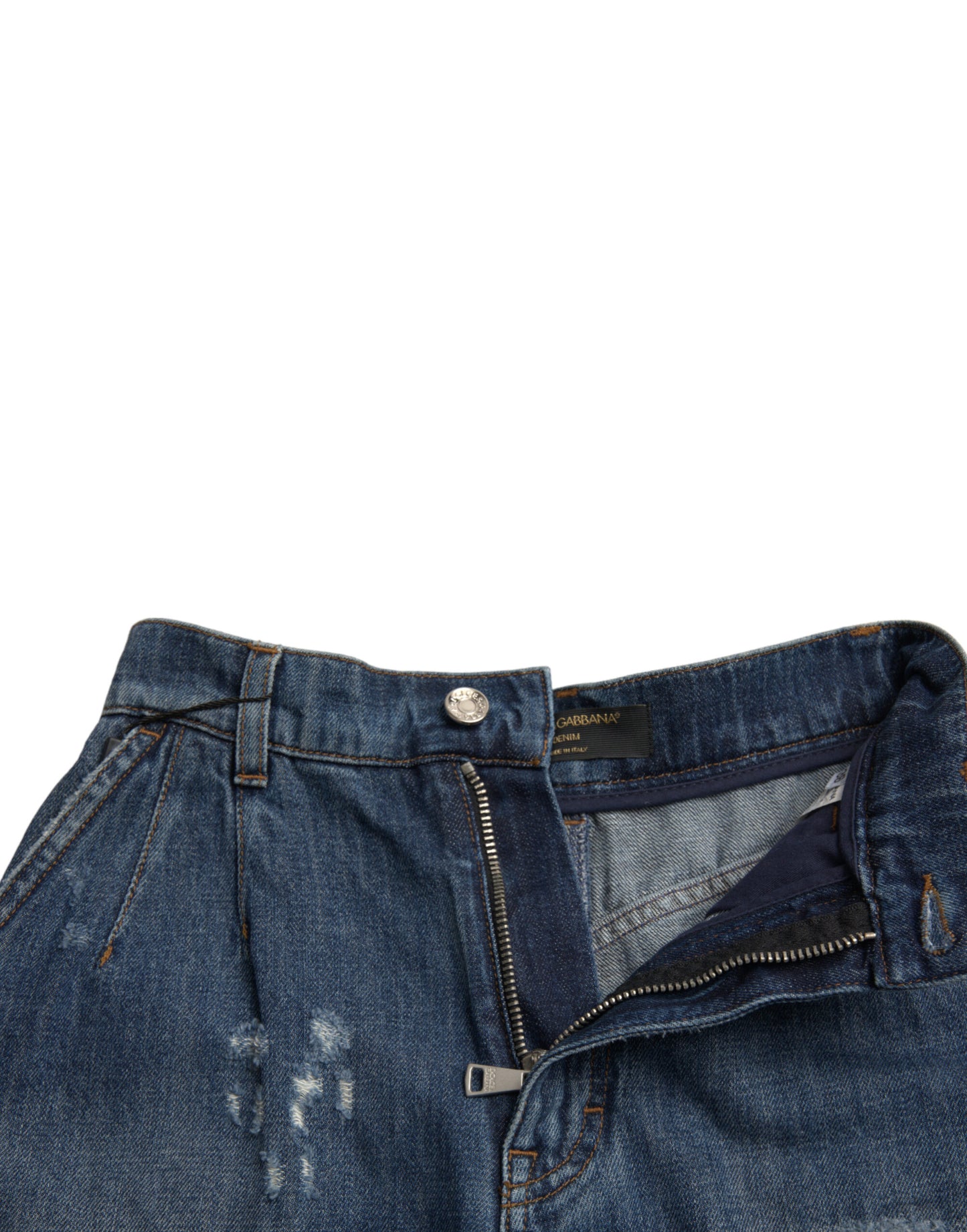 Pantalones cortos vaqueros de cintura alta y elegantes