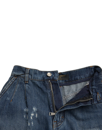 Pantalones cortos vaqueros de cintura alta y elegantes