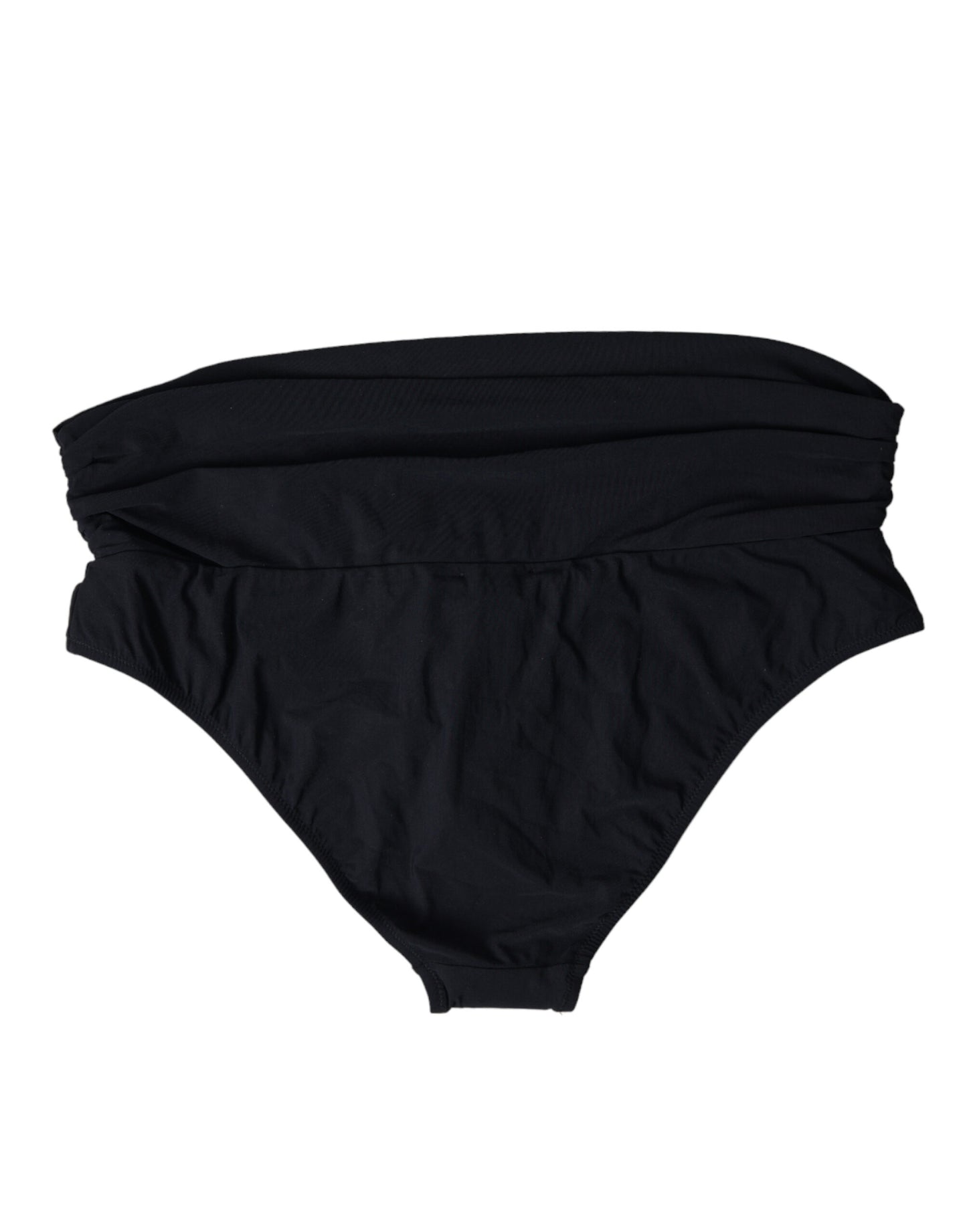 Elegante braguita de bikini negra: máxima elegancia playera