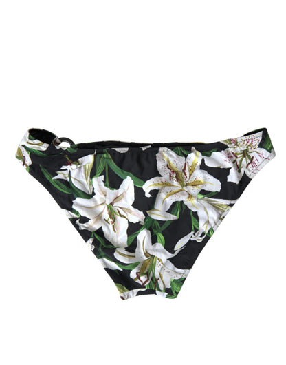Elegante braguita de bikini con estampado floral: ¡nada con estilo!