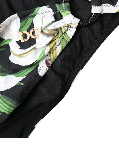 Elegante braguita de bikini con estampado floral: ¡nada con estilo!
