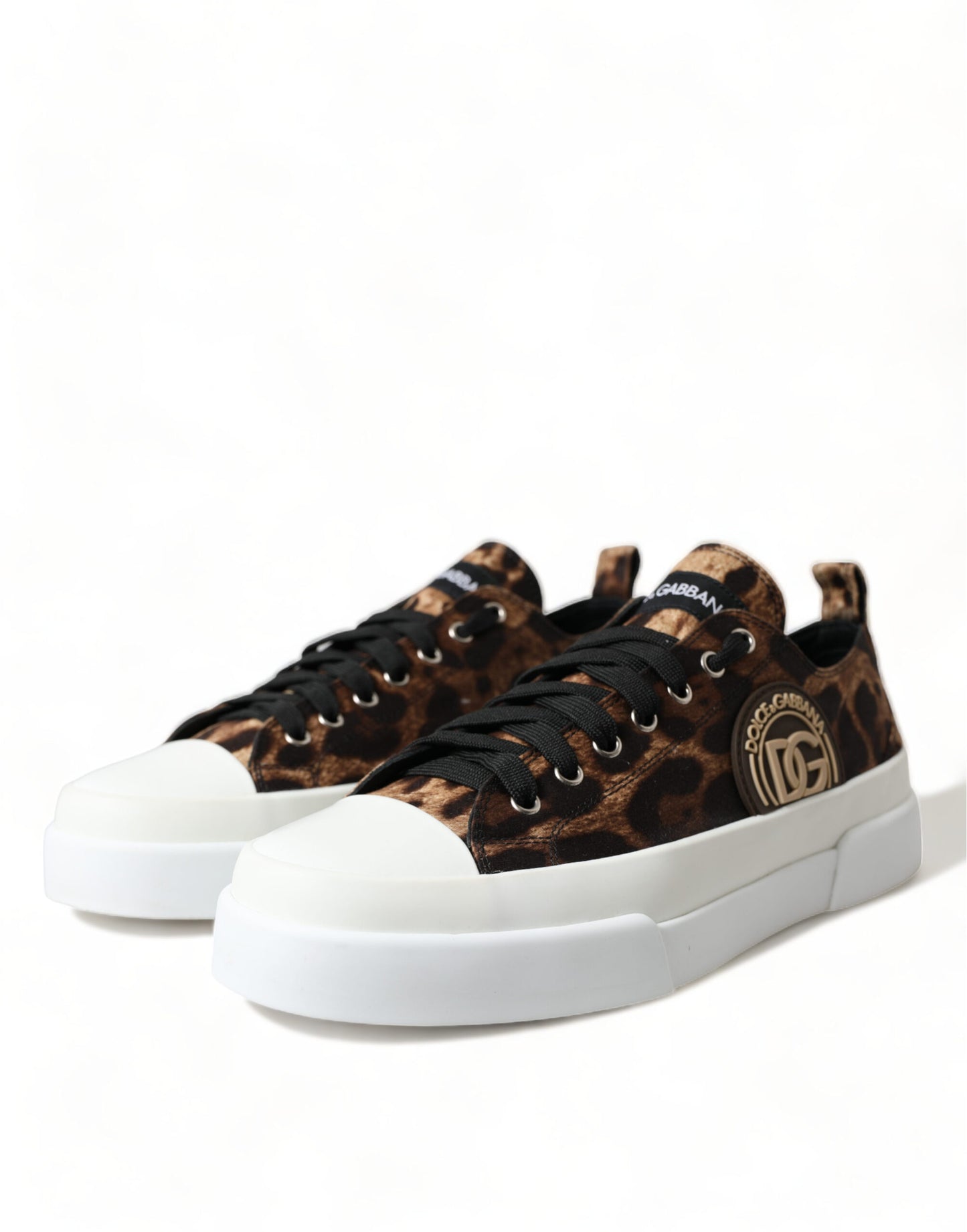 Elegantes zapatillas casuales con estampado de leopardo