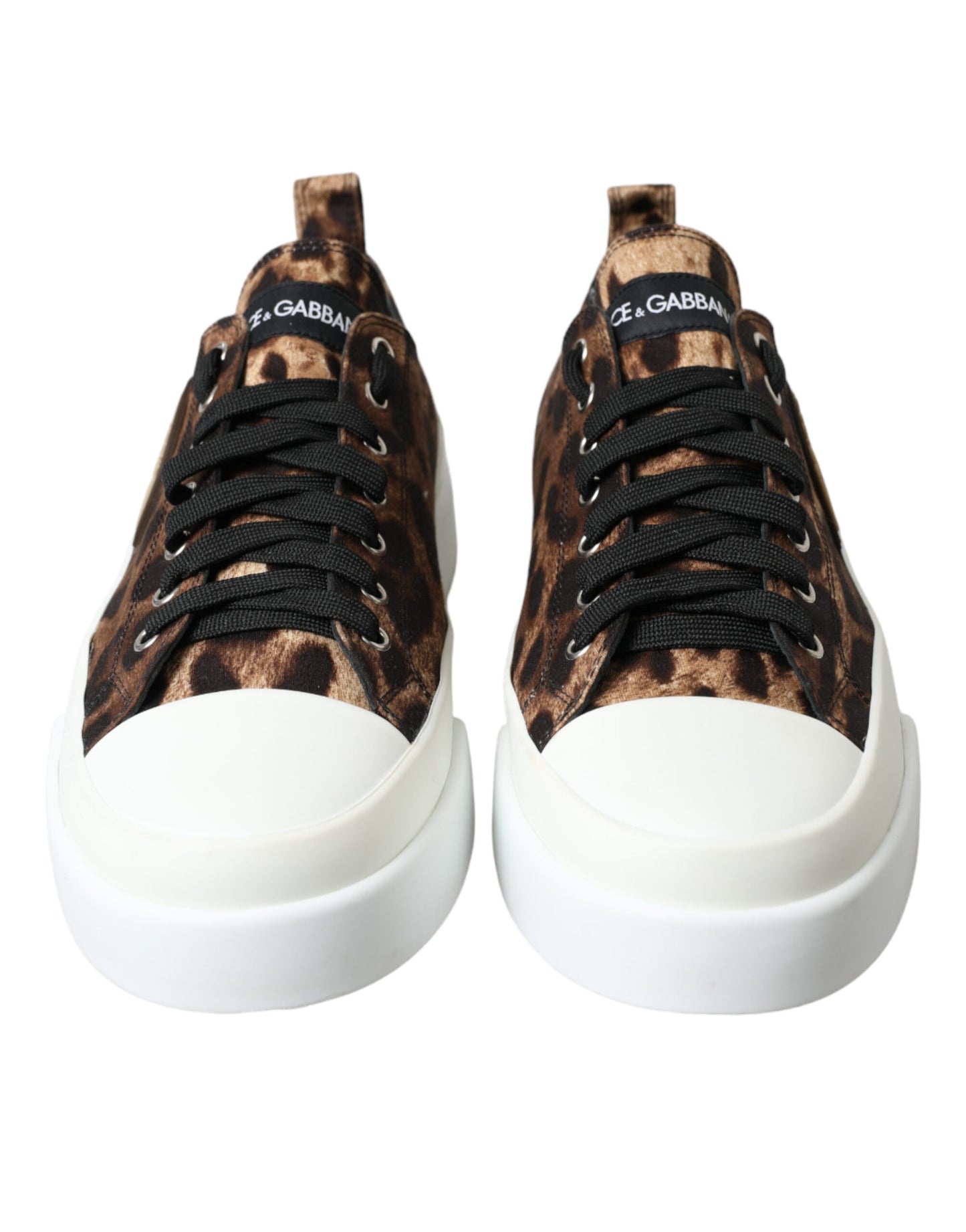Elegantes zapatillas casuales con estampado de leopardo