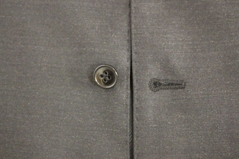 Elegante chaleco de vestir de mezcla de lana gris