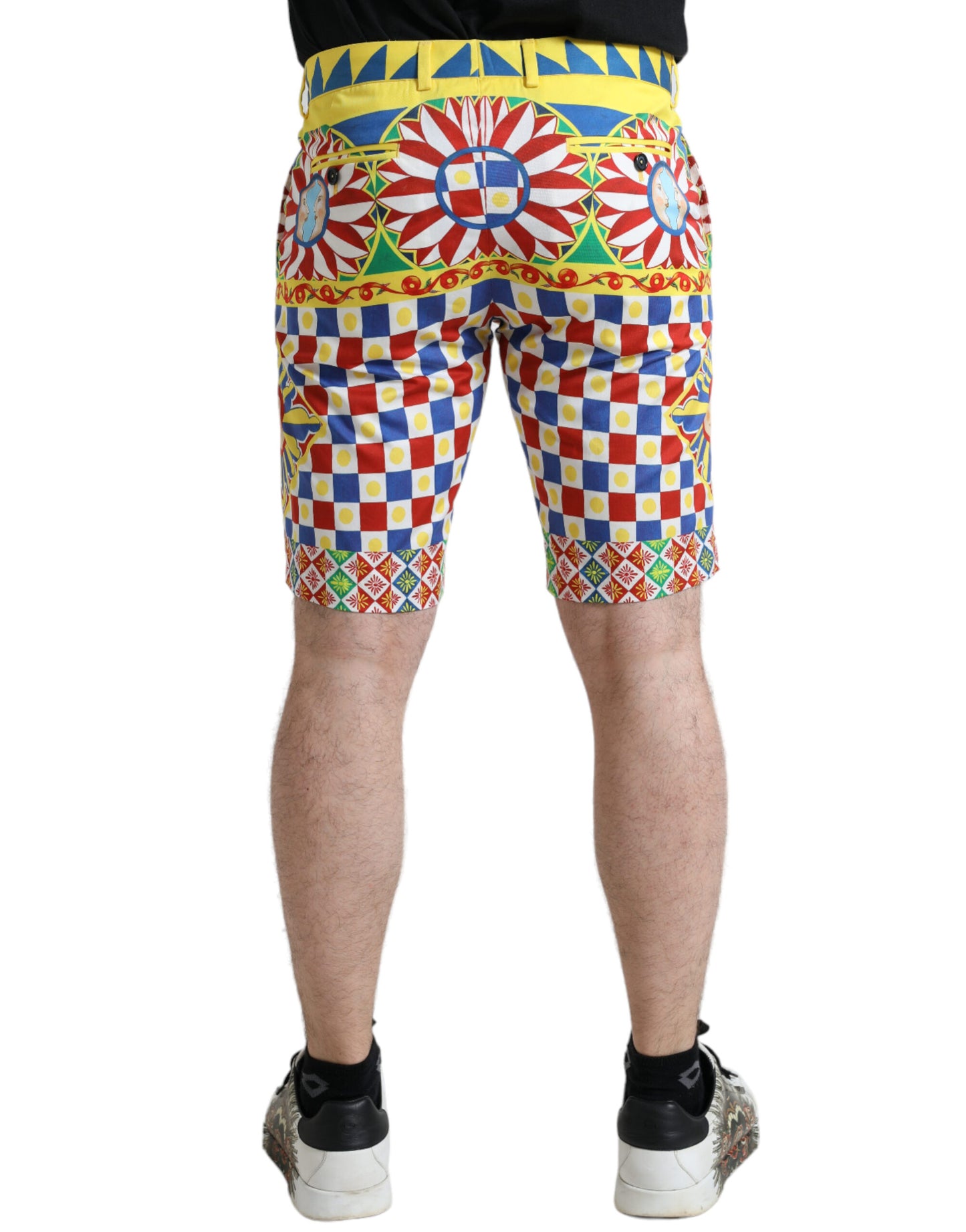 Bermudas con estampado multicolor