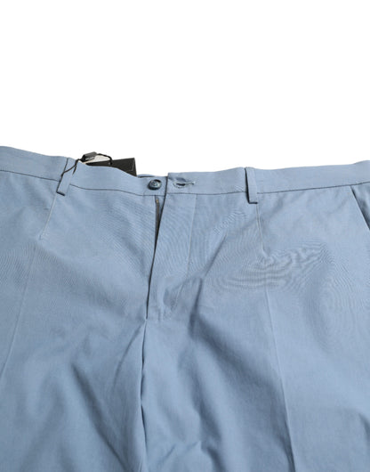 Bermudas de algodón azul cielo