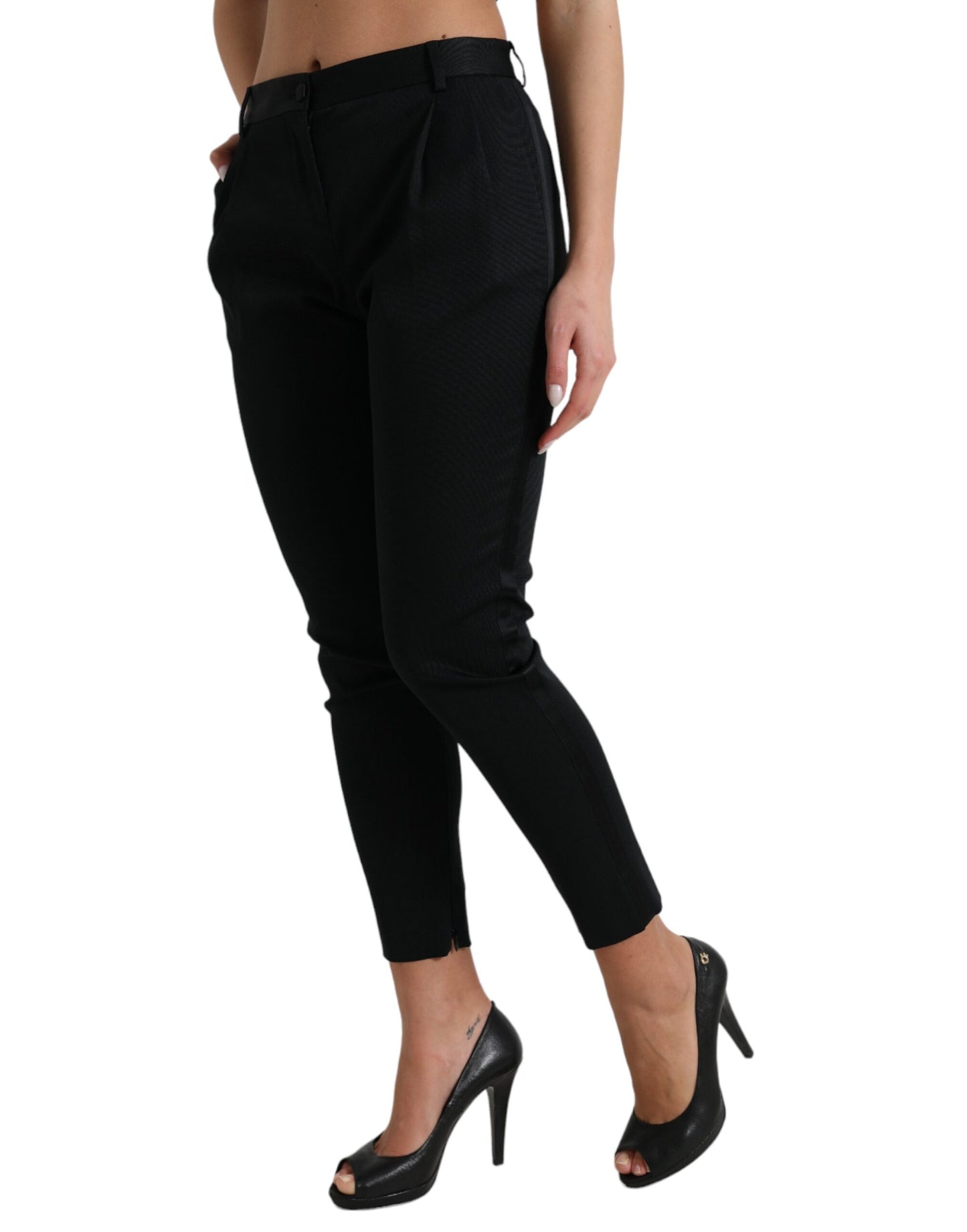 Pantalones cortos ajustados de cintura alta y elegantes