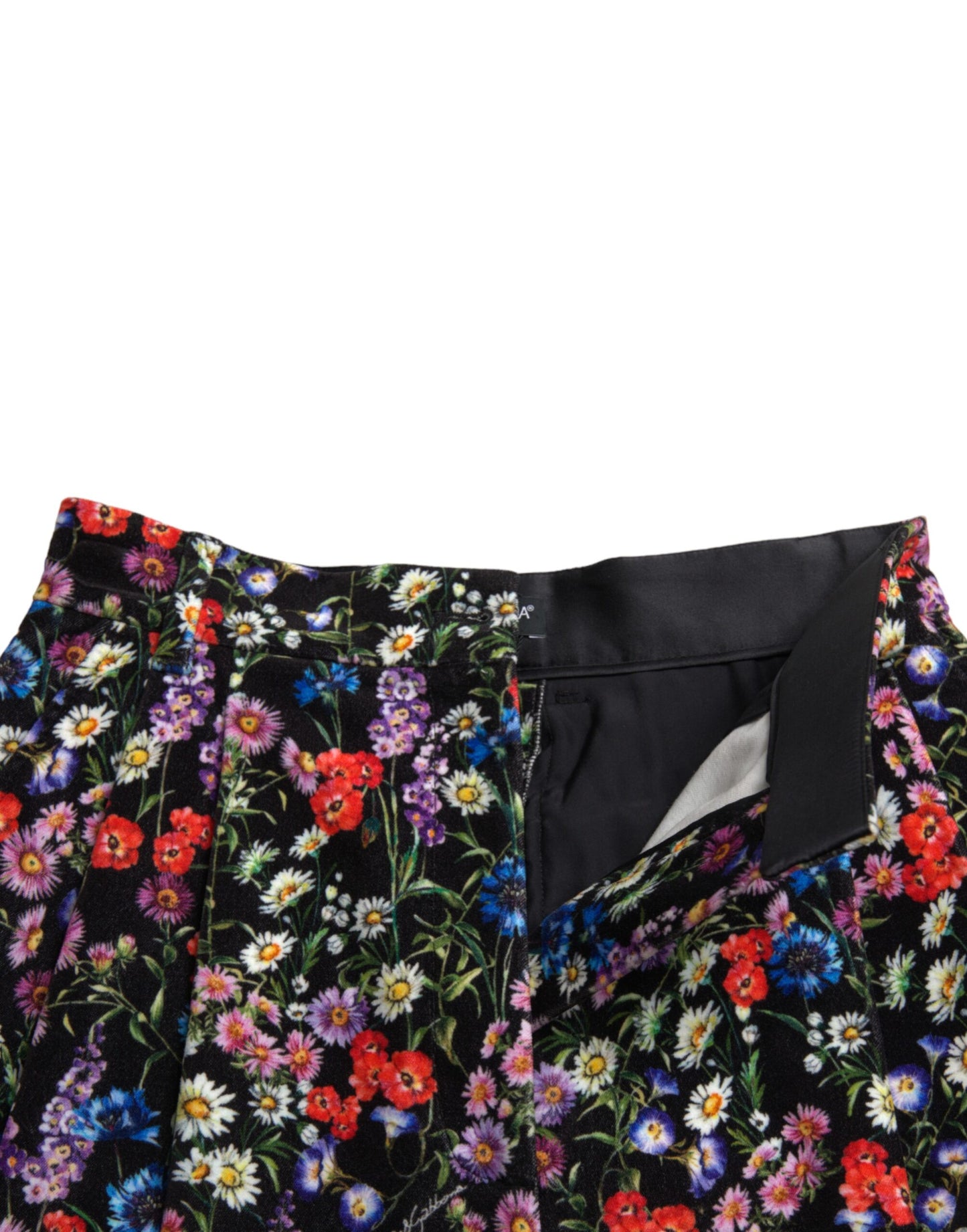 Pantalones cortos elegantes de cintura alta con estampado floral