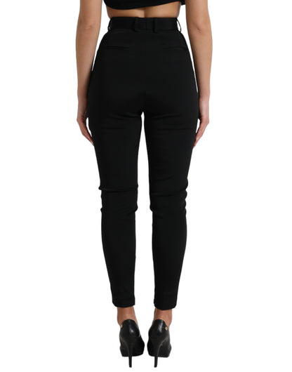 Pantalones ajustados elegantes de cintura alta