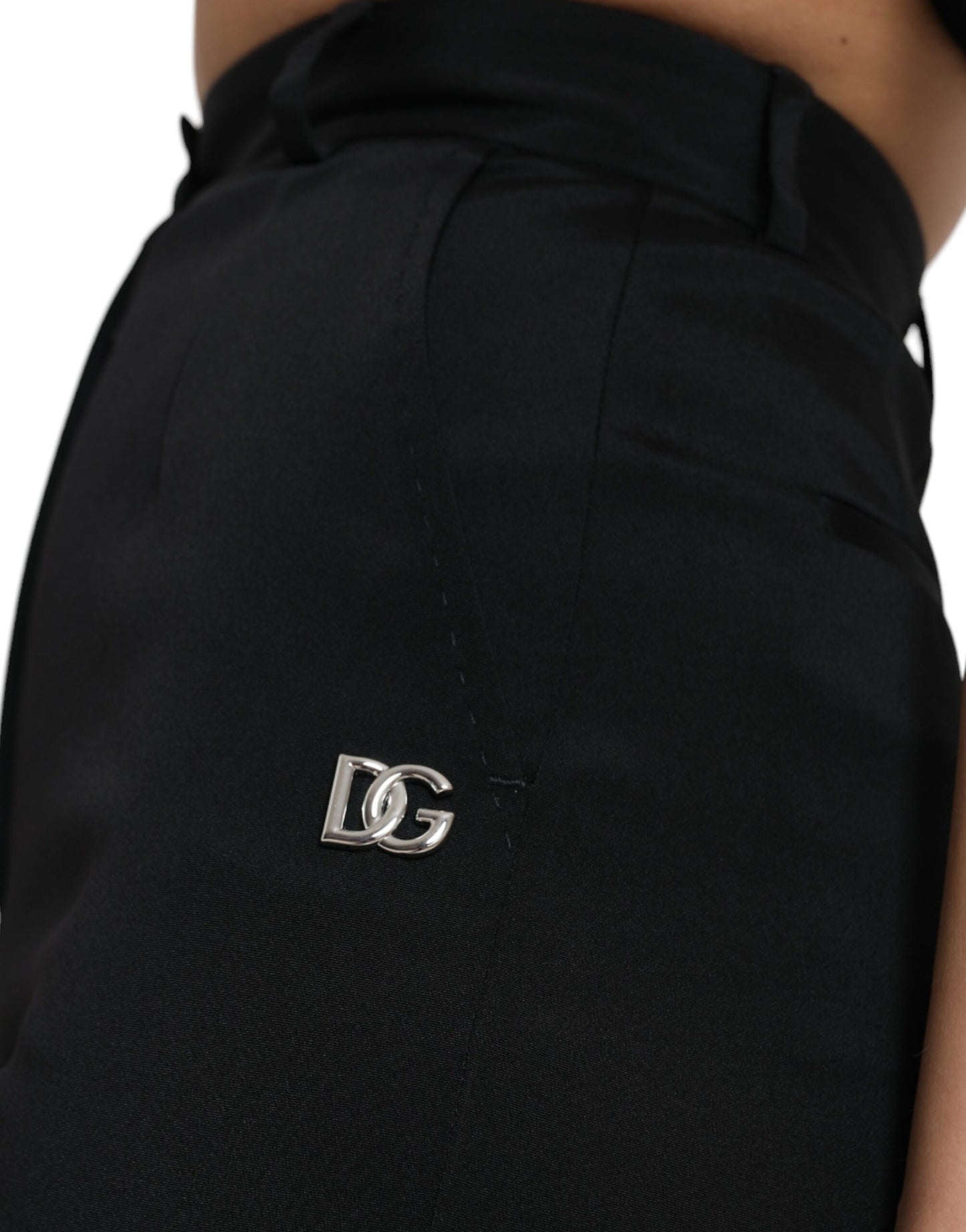 Pantalones ajustados elegantes de cintura alta