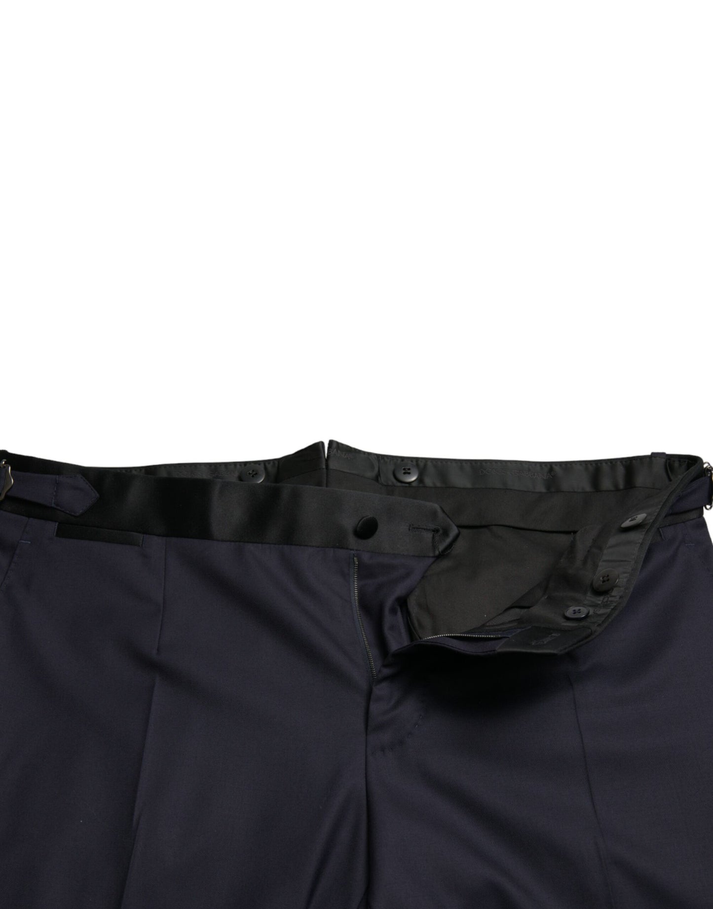Elegante pantalón de vestir corto de mezcla de lana y seda