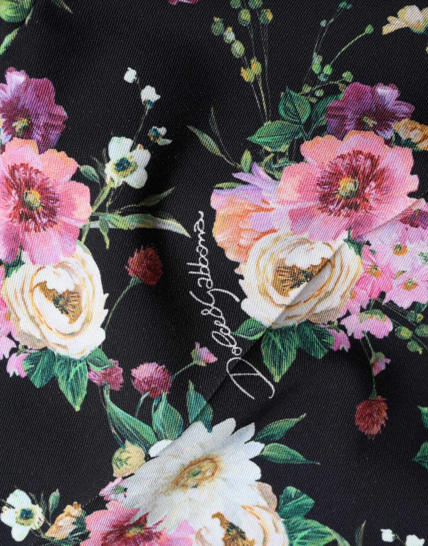Pantalones anchos de cintura alta con estampado floral