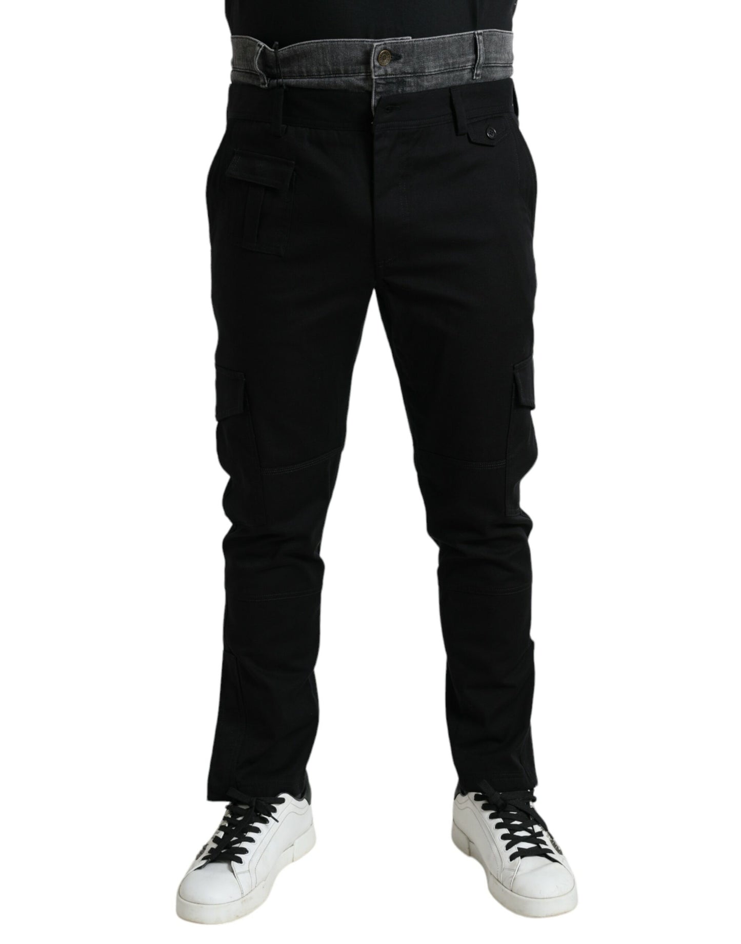 Pantalones deportivos elegantes, ajustados y elásticos de algodón