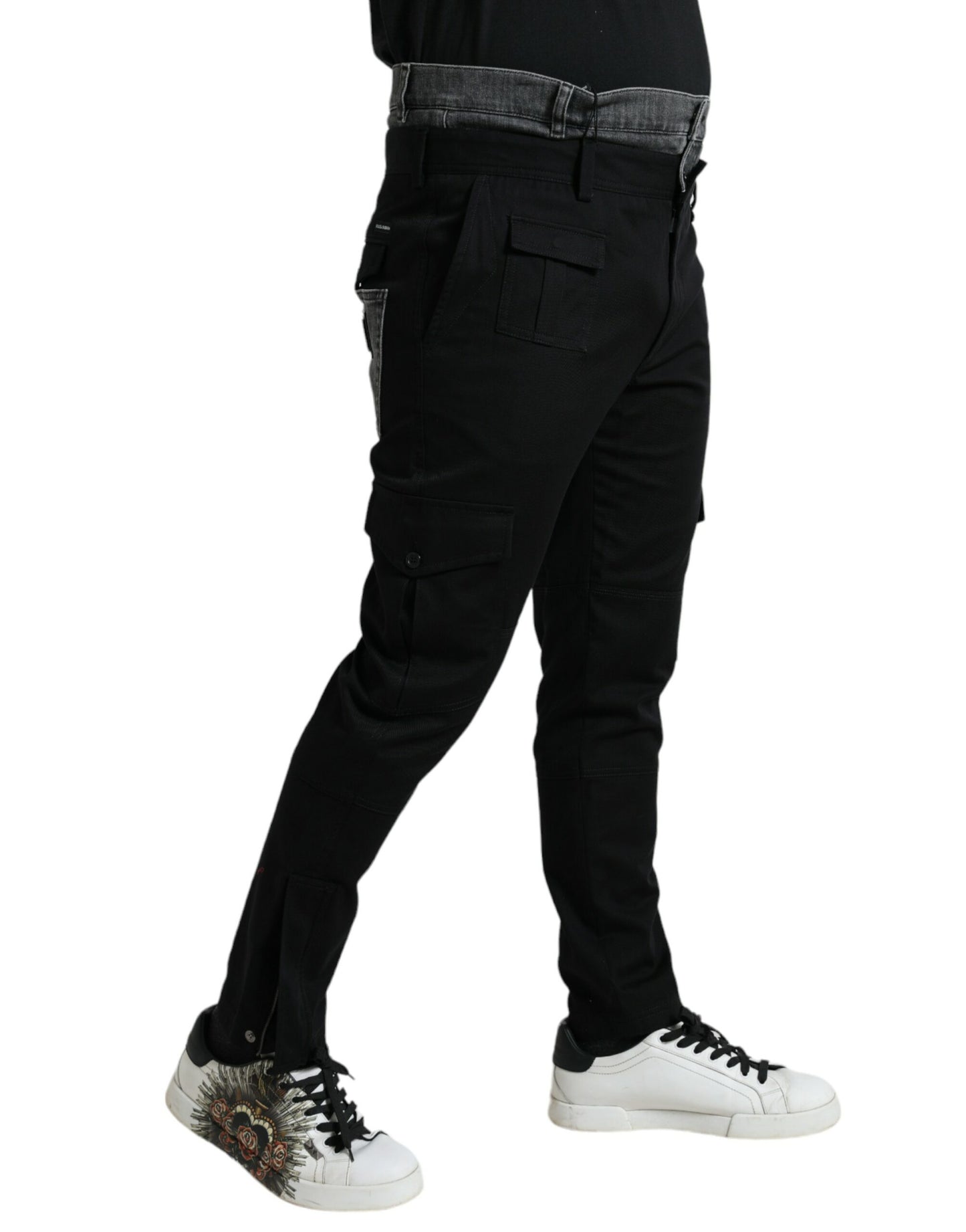 Pantalones deportivos elegantes, ajustados y elásticos de algodón