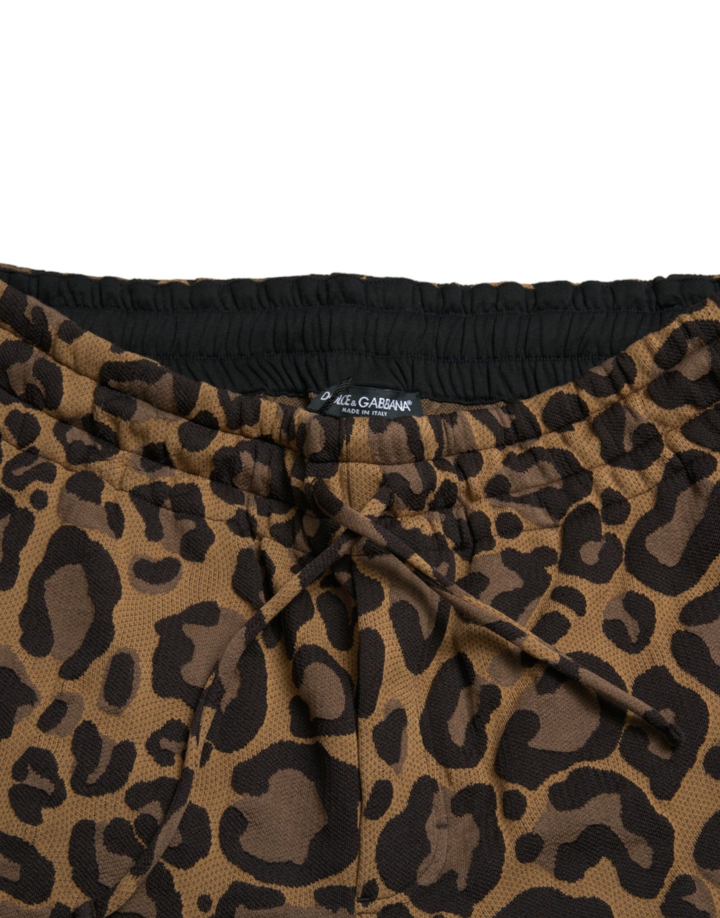 Pantalones deportivos elegantes con estampado de leopardo