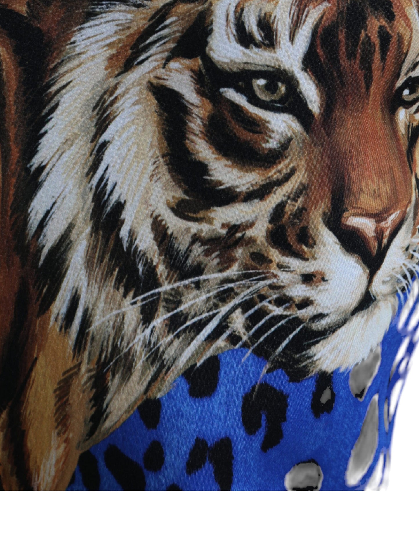 Elegantes pantalones deportivos con estampado de tigre