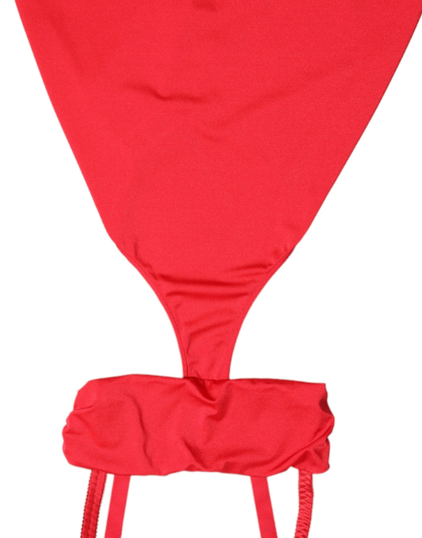 Exquisito minivestido ajustado con cortes rojos