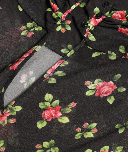 Elegante vestido floral