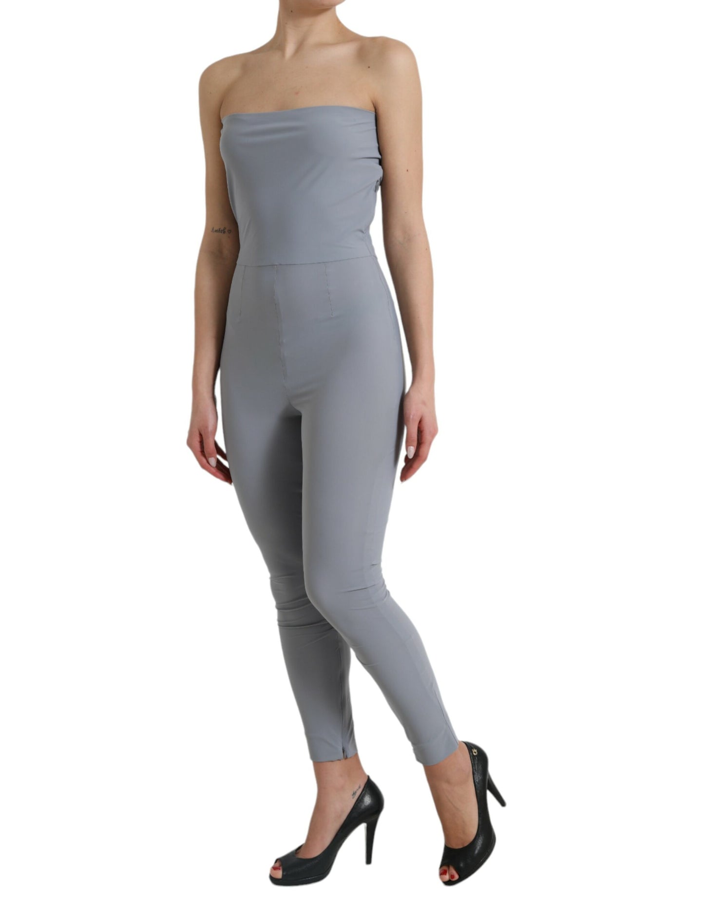 Vestido mono ajustado elegante sin tirantes