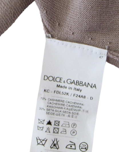 Elegante chal de punto ligero en mezcla de cachemira y seda