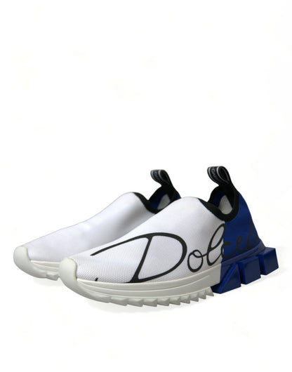 Zapatillas Sorrento de caña baja y elegantes en azul y blanco