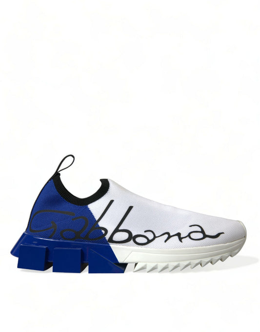Zapatillas Sorrento de caña baja y elegantes en azul y blanco