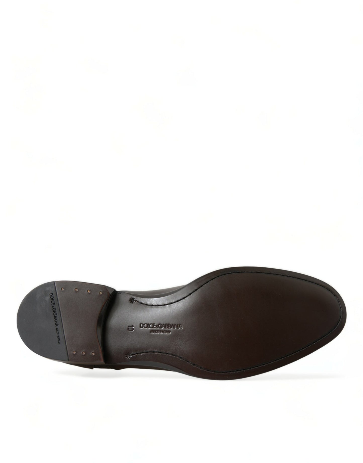 Elegantes zapatos de vestir Derby formales marrones