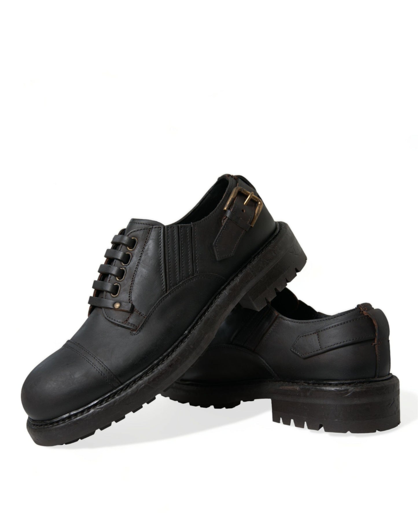 Elegantes zapatos de vestir Derby de cuero para hombre