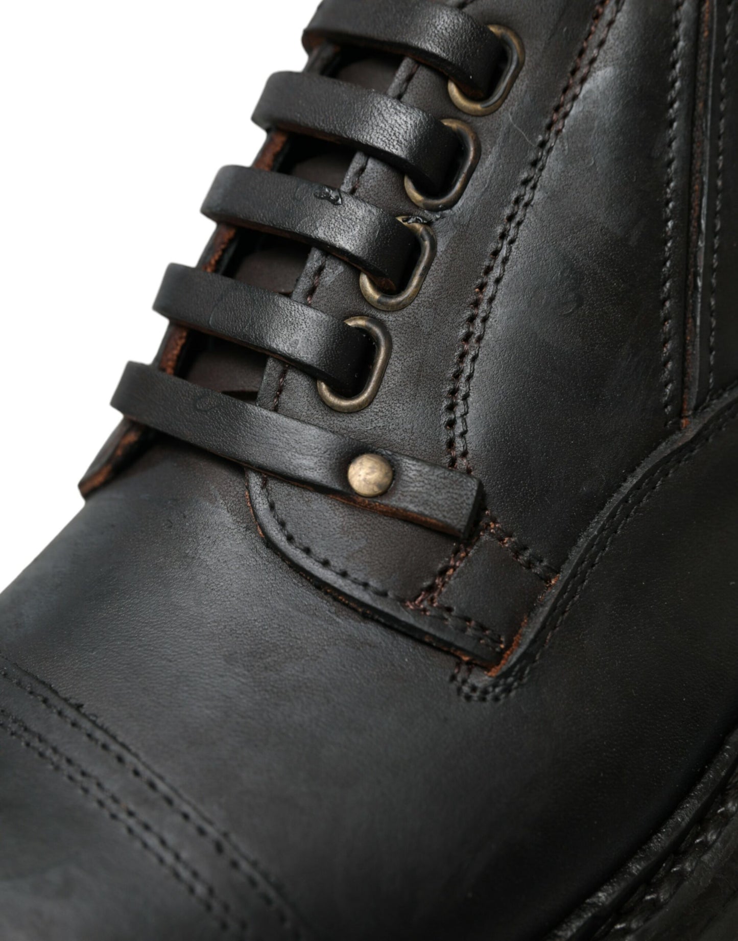 Elegantes zapatos de vestir Derby de cuero para hombre