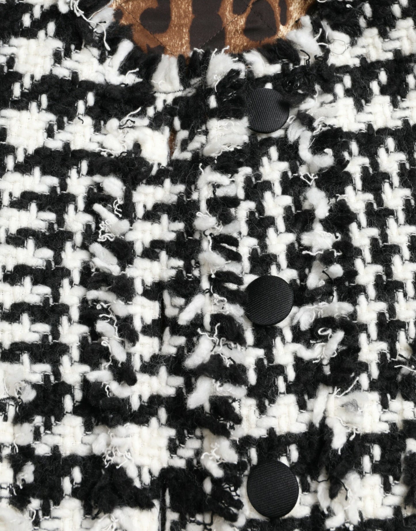 Elegante gabardina larga de pata de gallo